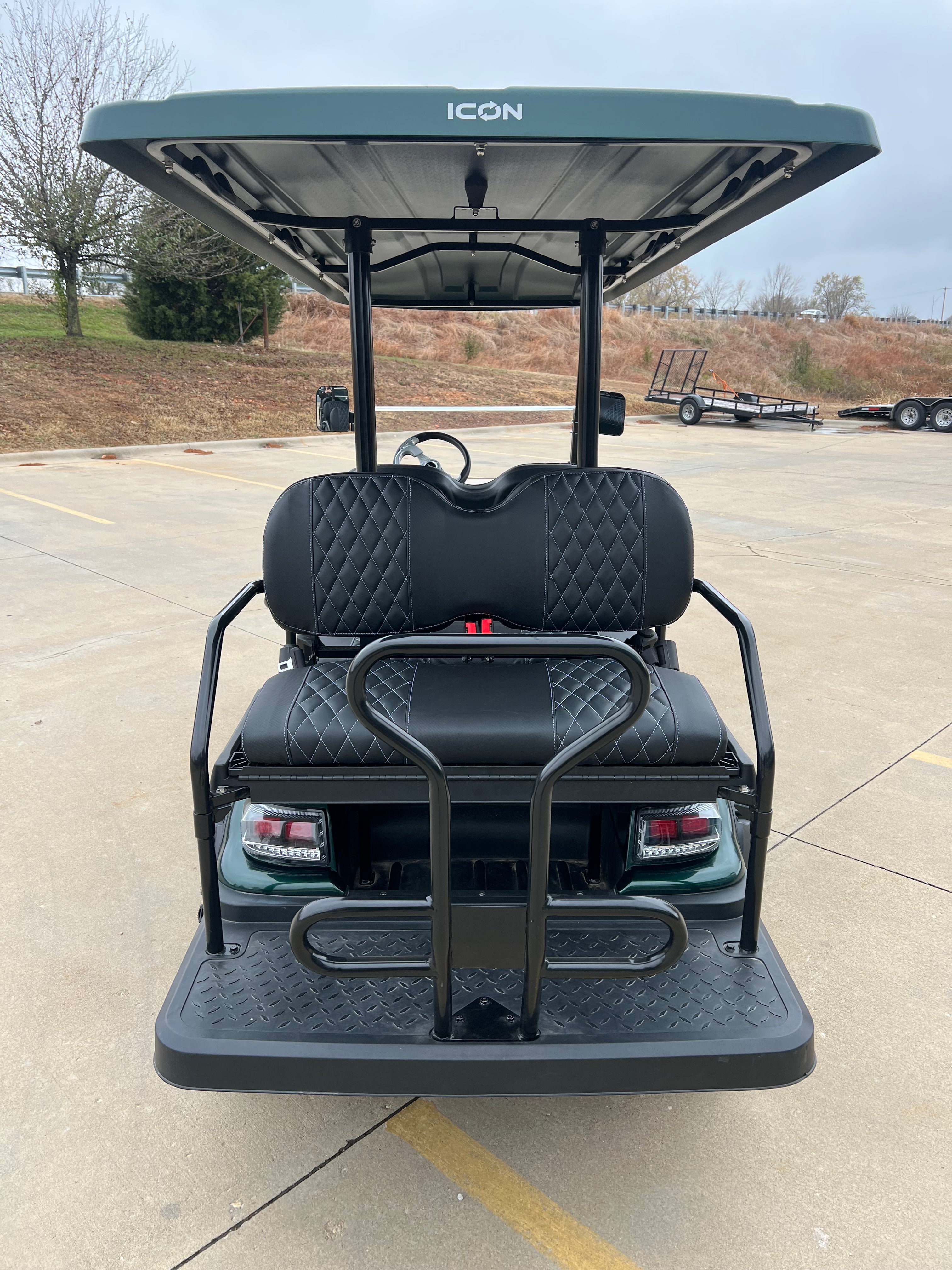 ICON EV Custom Seat Covers Black Diamond Stitch