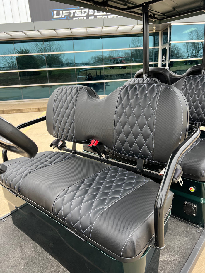 ICON EV Custom Seat Covers Black Diamond Stitch