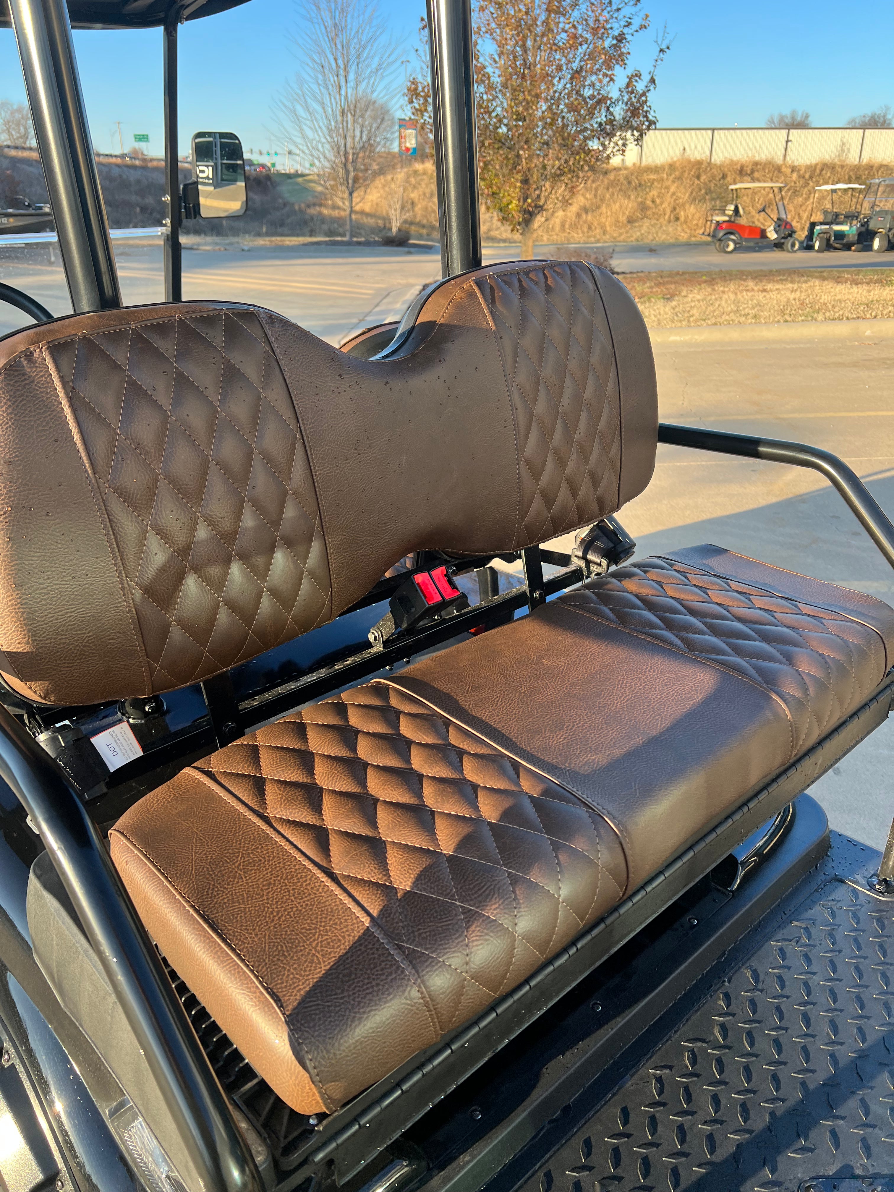 ICON EV Custom Seat Covers Briar Diamond Stitch