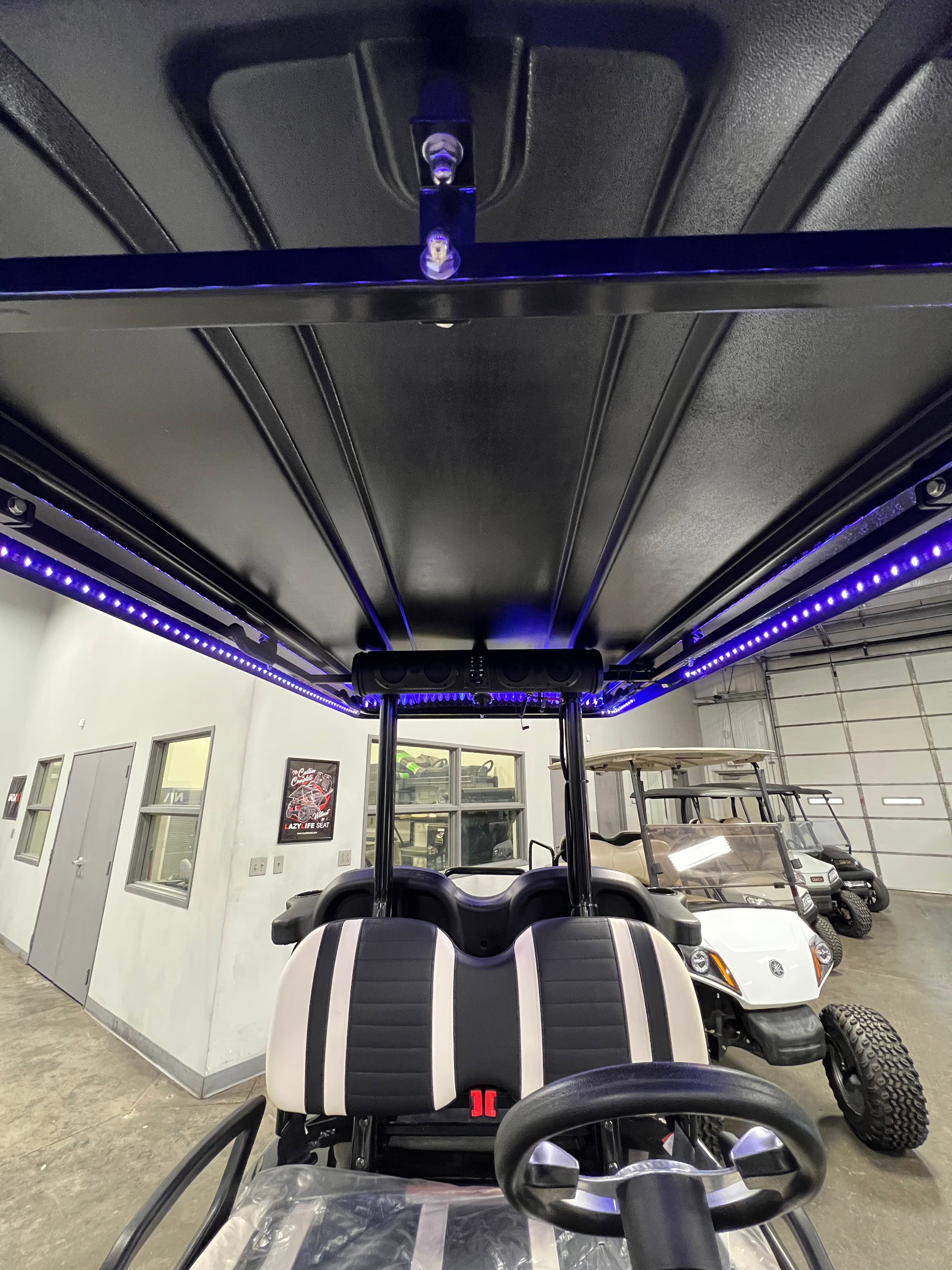 LED Color Changing RGB Golf Cart Roof Lights (Battery Powered)