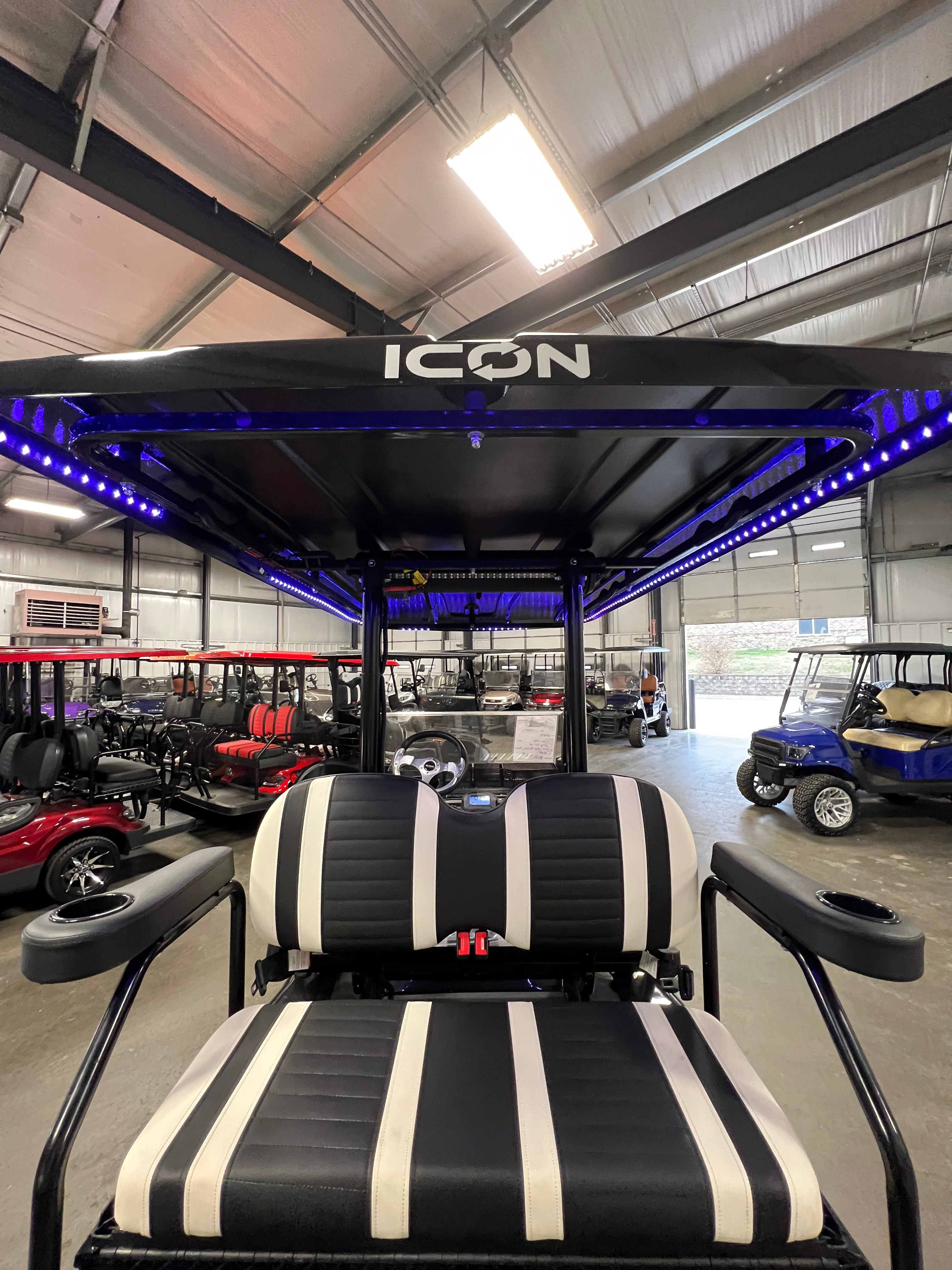 LED Color Changing RGB Golf Cart Roof Lights (Battery Powered)
